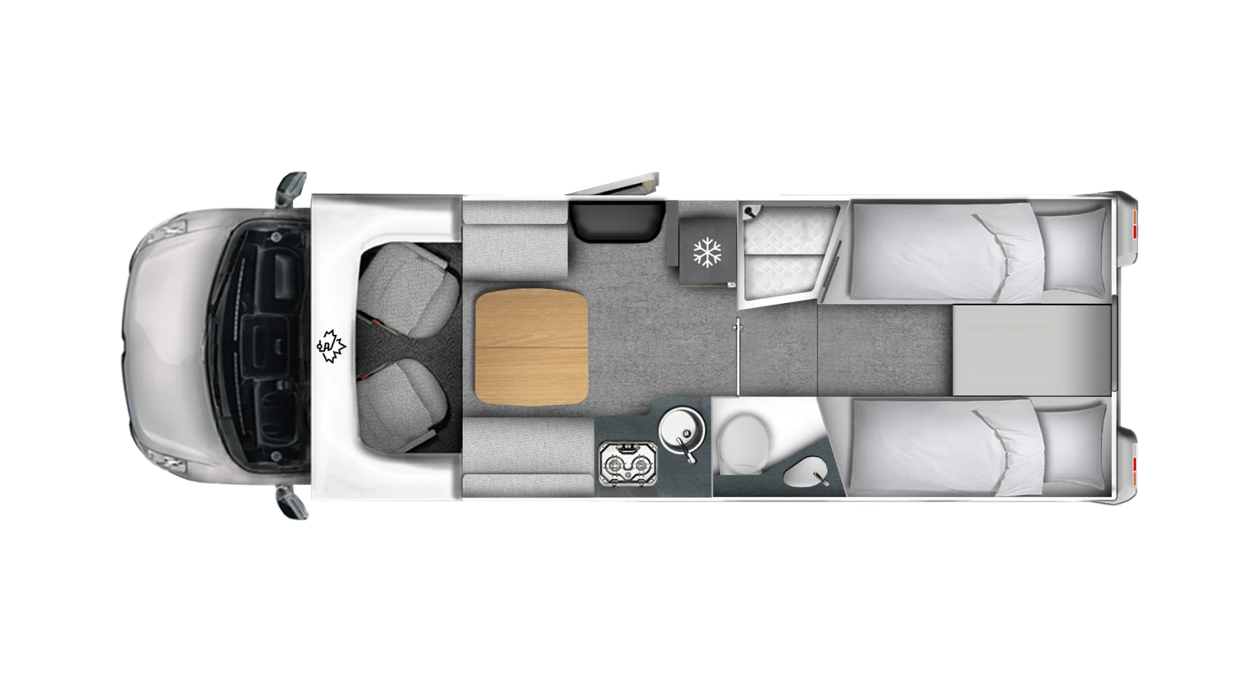 Pôdorys Ahorn TE 740