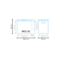 Mestic MCC-35 prenosná kompresorová chladnička 35 l