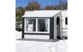 DWT Cortina II sivý celoročný predstan pre karavany – 220 × 180 cm