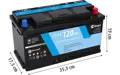 LiFePO4 120 Ah 12V s Bluetooth a BMS