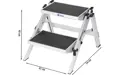 Berger skladací dvojstupienkový hliníkový schodík – výška 40 cm