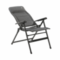 Travellife LAGO COMFORT Stormy Grey – pohodlná skladacia stolička na kempovanie