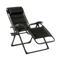 Travellife Barletta Relax Black – Prémiové relaxačné kreslo na kempovanie