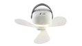 Outwell Aurelios Rechargeable Fan – dobíjateľný stropný ventilátor s LED osvetlením