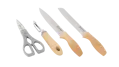 Outwell Chena Knife Set – kuchynský set s nožmi, škrabkou a nožnicami
