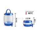 BLUE PEARL – Skladacia nádoba na vodu 5,5 l s kohútikom