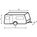 Brunner Caravan Cover 6M – ochranný kryt na karavan