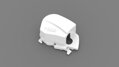 Fiamma 98673-199 – Ľavý vonkajší koncový kryt pre markízu F80s (Polar White)