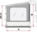 Fiamma Side W Pro – Bočný panel pre markízy F45 / F65 / F80