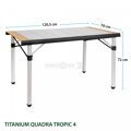 Brunner TITANIUM QUADRA TROPIC – elegantný stôl