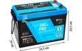 Berger LiFePO4 Pro 200 Ah 12 V s Bluetooth a vyhrievaním