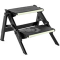 BRUNNER  RUCKSTEP BLACK FLUO - hliníkový