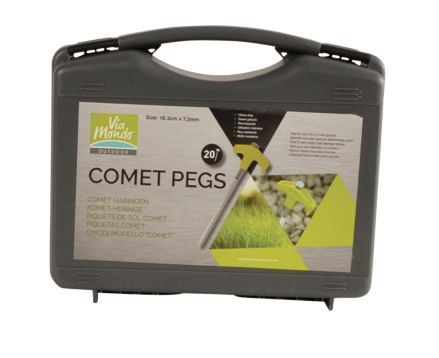 COMET Pegs – závitové kolíky do zeme, 20 ks