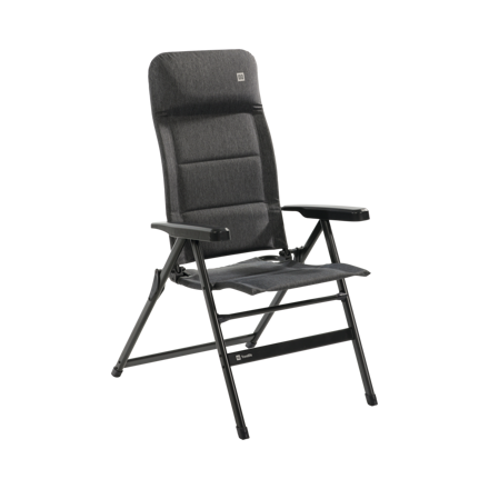 Travellife LAGO COMFORT Stormy Grey – pohodlná skladacia stolička na kempovanie