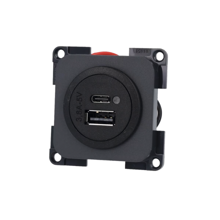 Dvojitá nabíjacia zásuvka USB C/A