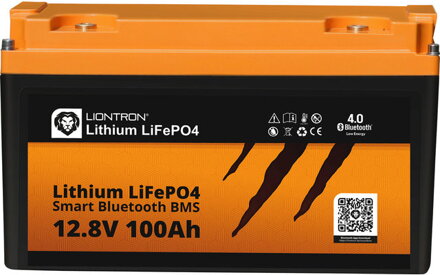 Lítiová batéria Liontron LiFeP04 Smart Bluetooth BMS 12,8 V/100 Ah