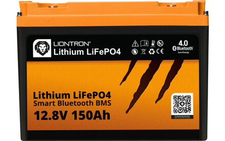 Lítiová batéria Liontron LiFeP04 Smart Bluetooth BMS 12,8 V/150 Ah