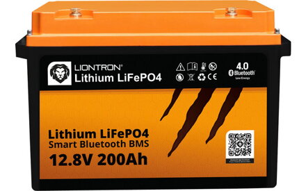 Lítiová batéria Liontron LiFeP04 Smart Bluetooth BMS 12,8 V/200 Ah