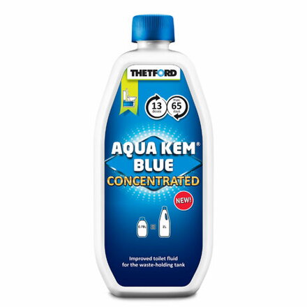 Thetford Aqua Kem Blue koncentrát 780 ml – Výkonná chémia do chemických toaliet