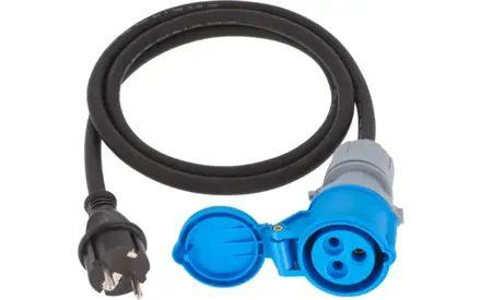 Adaptér CEE zásuvka na SCHUKO zástrčku – 1,5 m