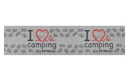 Koberec -  behúň I love Camping 150 x 52 cm