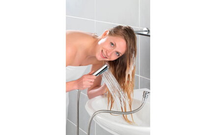 Sprchová hadica na umývadlo Wenko s konzolami