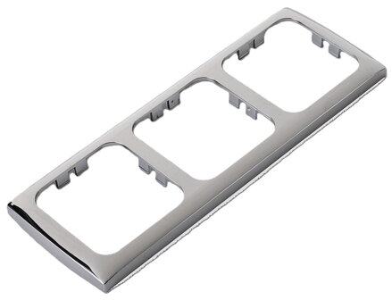 Krycí rámik SOFTLINE chróm, trojitý
