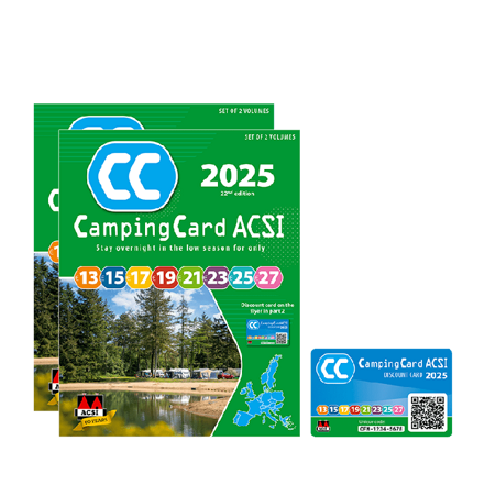 CampingCard  ACSI 2025 - anglicky