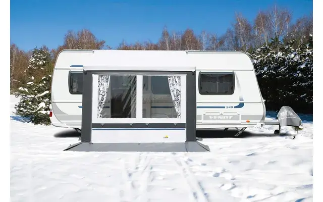 DWT Cortina II sivý celoročný predstan pre karavany – 220 × 180 cm DWT Cortina II sivý celoročný predstan pre karavany – 220 × 180 cm