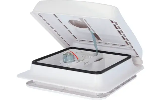 Berger Turbo Vent strešné okno s ventilátorom 28 × 28 cm, 12 V Berger Turbo Vent strešné okno s ventilátorom 28 × 28 cm, 12 V