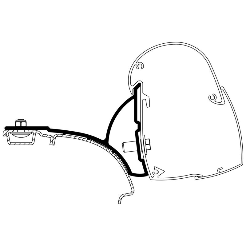 Thule adaptér TO 5102 – pre VW T5/T6 LHD Thule adaptér TO 5102 – pre VW T5/T6 LHD