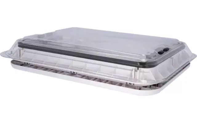 Berger 70 × 50 cm s moskytiérou a zatemňovacou roletou s LED Berger 70 × 50 cm s moskytiérou a zatemňovacou roletou s LED