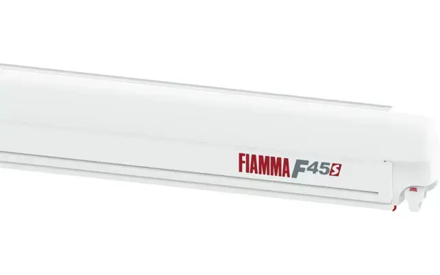 Fiamma F45 S - biela kazeta, plátno šedé
