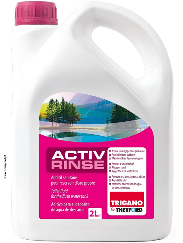 Activ Rinse 2L – kvapalina do splachovacej nádrže chemického WC Activ Rinse 2L – kvapalina do splachovacej nádrže chemického WC