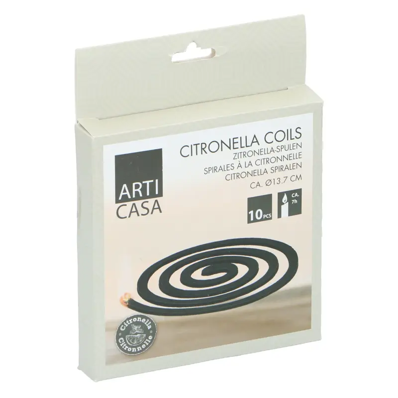 Citronella špirály  - balenie 10 kusov