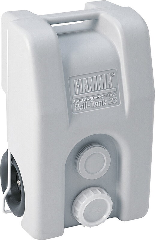 Fiamma Roll-Tank 23L – Prenosná nádrž na odpadovú vodu (šedá)