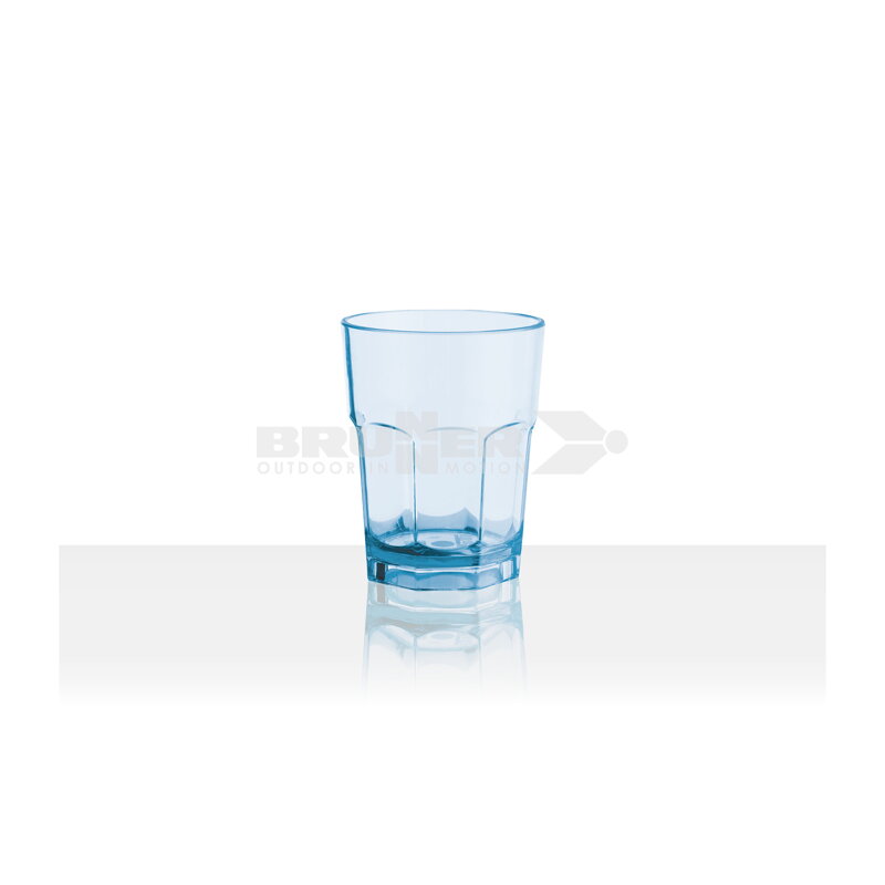 Brunner Octoglass Blue– plastový pohár s protišmykovým dnom Brunner Octoglass Blue– plastový pohár s protišmykovým dnom