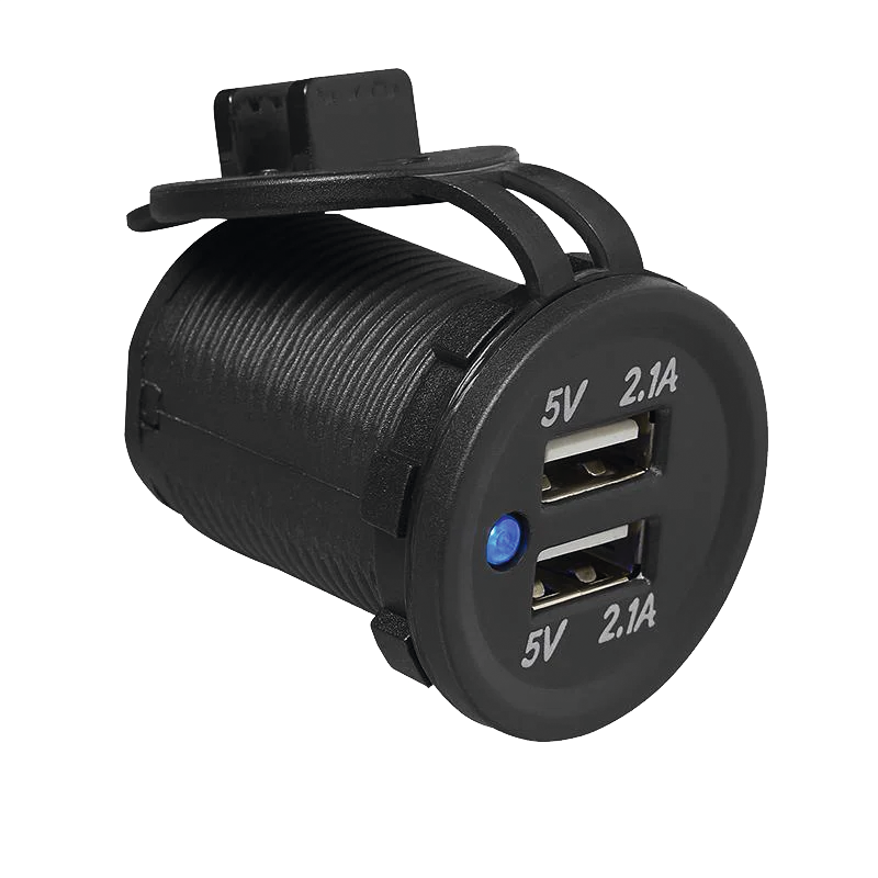 ProPlus USB dvojitá vstavaná zásuvka 2x2100mA – 12/24V