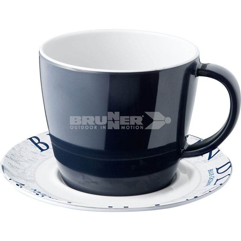 Brunner Tasse mit Untertasse 25cl – šálka s podšálkou z melamínu Brunner Tasse mit Untertasse 25cl – šálka s podšálkou z melamínu