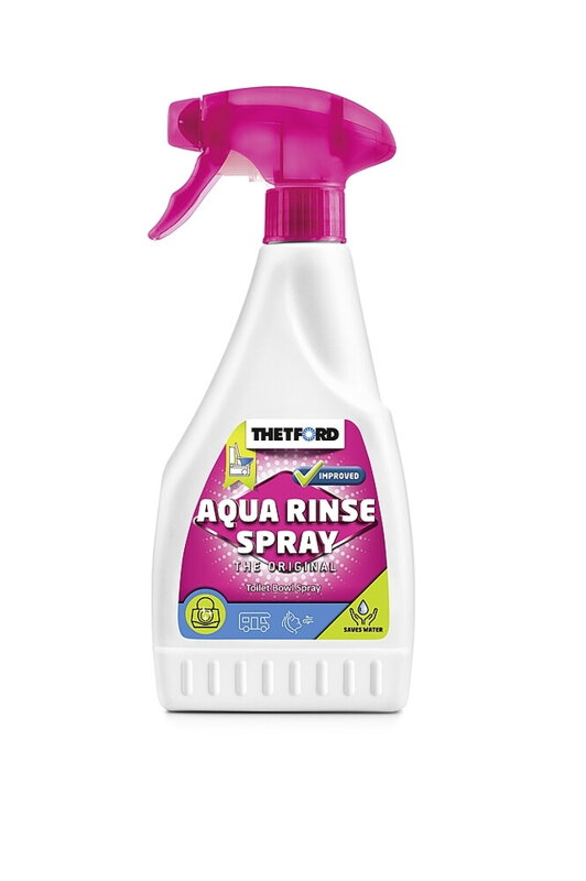 THETFORD Aqua Rinse Spray 0,5 l – sviežosť a čistota pre vaše chemické WC THETFORD Aqua Rinse Spray 0,5 l – sviežosť a čistota pre vaše chemické WC
