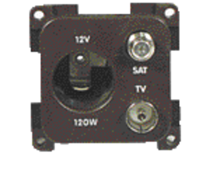 Kombinovaná zásuvka 12V AUTO + TV + SAT Kombinovaná zásuvka 12V AUTO + TV + SAT
