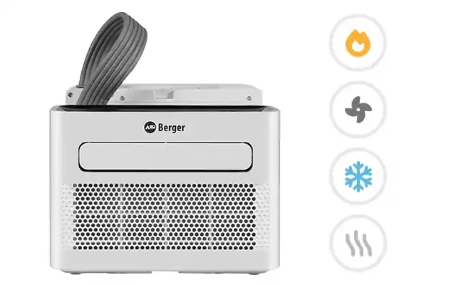 Berger Arktar 5000 Pro s funkciou vykurovania 5 000 BTU 1 465 W/560 W Berger Arktar 5000 Pro s funkciou vykurovania 5 000 BTU 1 465 W/560 W