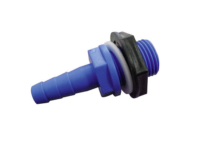 Časť pripojenia nádrže priama 1 / 2 palec x 10 / 12 mm s tesnením a maticou Farba modrá Časť pripojenia nádrže priama 1 / 2 palec x 10 / 12 mm s tesnením a maticou Farba modrá