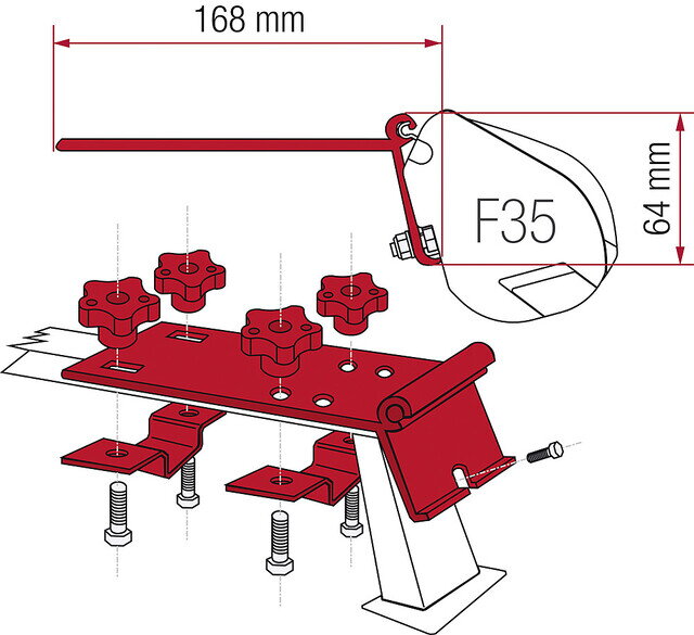 Kit Fiamma Standard pre adaptér markízy F35