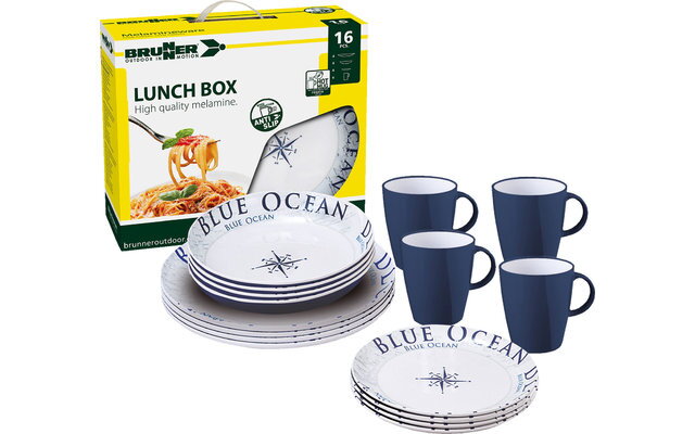 Brunner Lunch Box Blue Ocean  16 ks.