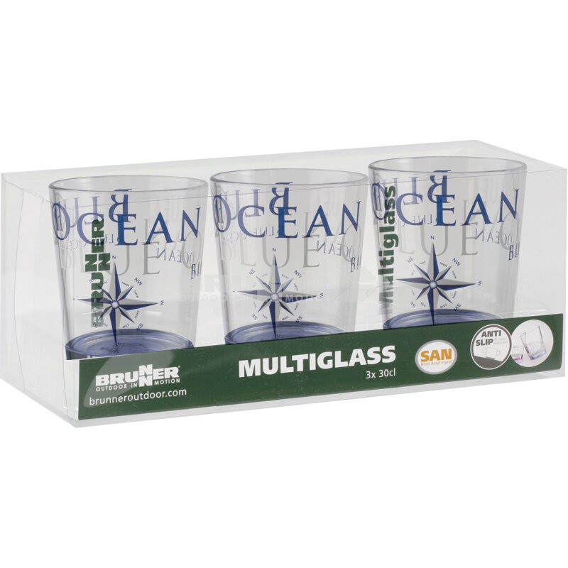 Brunner Multiglass Blue Ocean – 3-dielna sada pohárov Brunner Multiglass Blue Ocean – 3-dielna sada pohárov