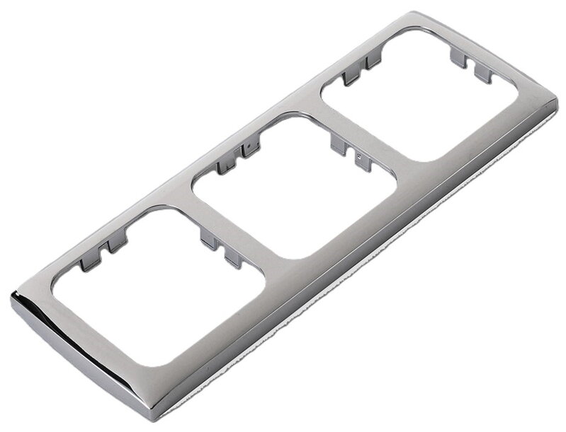 Krycí rámik SOFTLINE chróm, trojitý Krycí rámik SOFTLINE chróm, trojitý