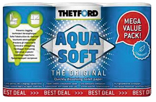 THETFORD -Toaletný papier Aqua Soft 6 roliek