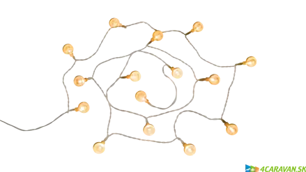 Easy Camp Blur Light Chain, white – Svetelná LED reťaz biela