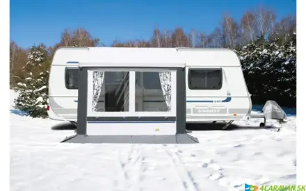 DWT Cortina II sivý celoročný predstan pre karavany – 220 × 180 cm DWT Cortina II sivý celoročný predstan pre karavany – 220 × 180 cm